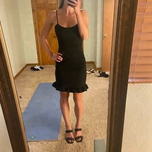 NWT Lulu's Spoonful of Sass Black Bodycon Mini Dress